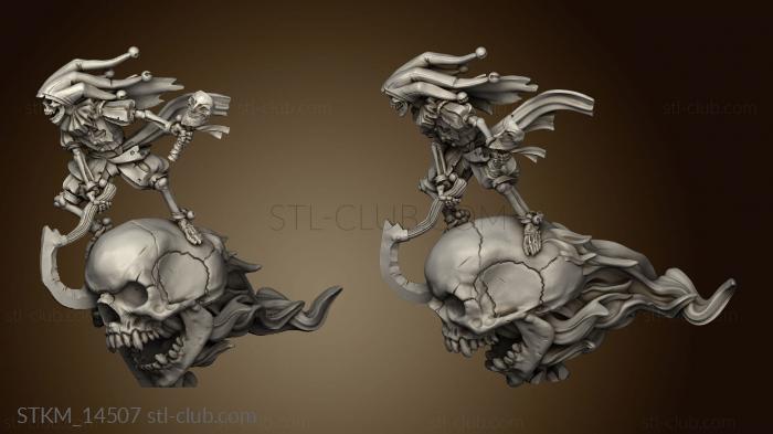 3D model Undead Dominion Devlin the Skullrider (STL)