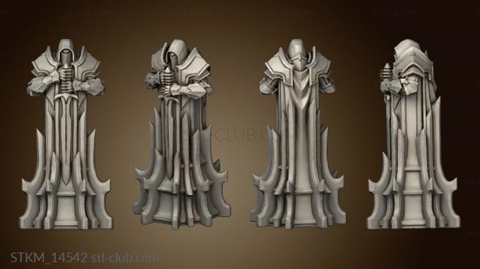 3D model Paladin Chess White pawn (STL)