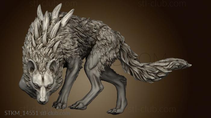 3D model Dragon Trappers Wolves Wild Wolf (STL)