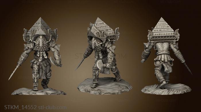 3D model Pyramid Golem (STL)