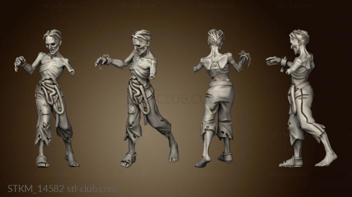 3D model Zombies (STL)