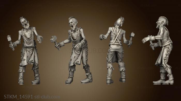 3D model Zombies (STL)