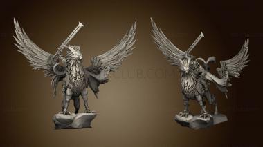 3D model Lord Calian on Winged Hippollyon Wing (STL)