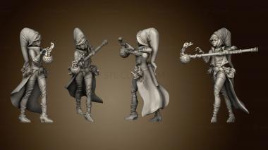 3D model Magi human female Sorceress (STL)