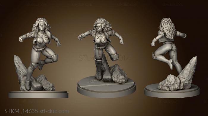 3D model Marvel Men rogue absorbing Woman (STL)