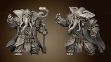 3D model Loxodon Wizard (STL)