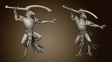 3D model Kenku Soldiers Lord The Soldier Khopesh Guard (STL)