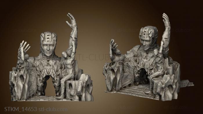 3D model Lost portal in the temples Azoroth Temple three Giants (STL)