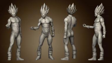 3D модель Майн Вегета из Dragon Ball (STL)