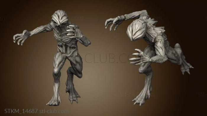 3D model orchid stalker Demogorgon Stranger Things (STL)