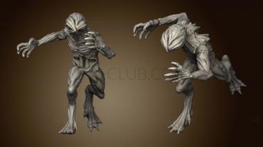 3D model orchid stalker Demogorgon Stranger Things (STL)