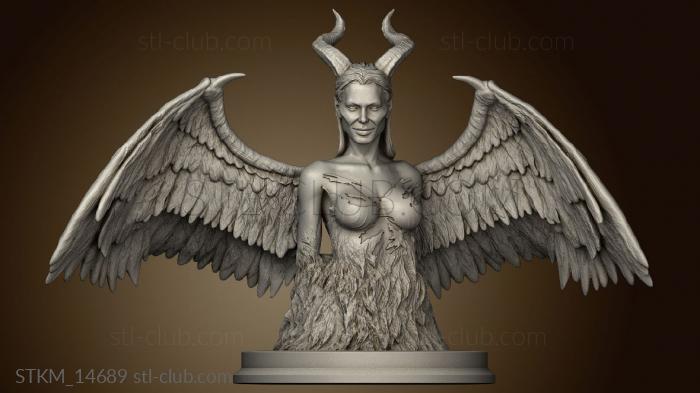 3D model maleficent princess evil paulienet wing (STL)