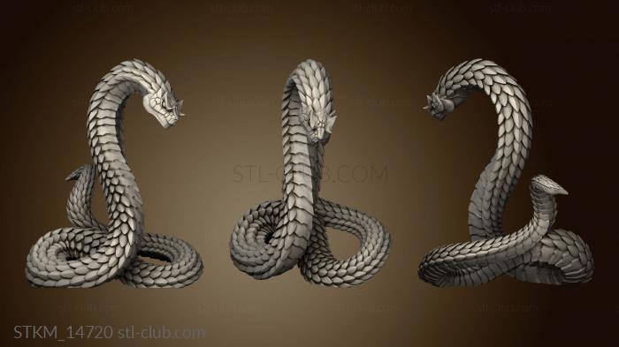 3D model Maneaters Nagarots Giant Snake (STL)