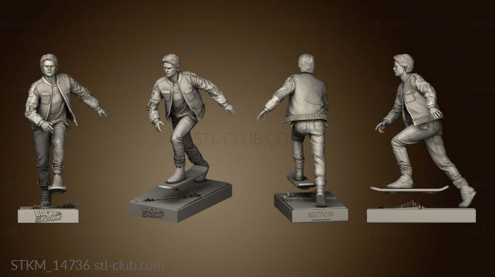 3D model Marty Mcfly Back (STL)