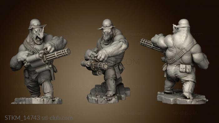 3D model Rocksteady (STL)