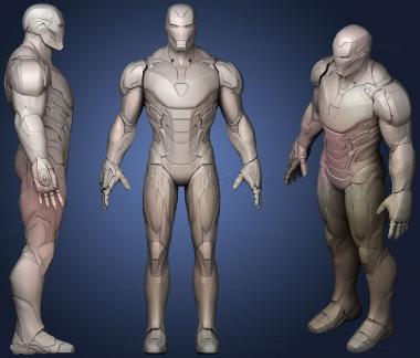 3D модель Ironman Mark 85 (STL)