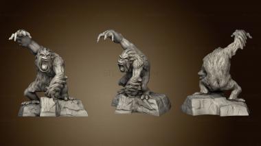 3D model Mega age The Colossal Dungeon Dweller Classics Yeti (STL)