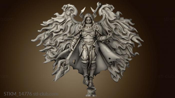 3D model Mercenaries Blaze the Exile Angel (STL)