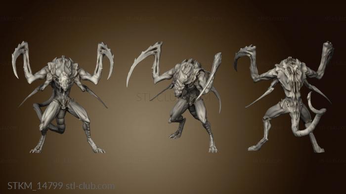 3D model Grim Dark Future Alien Hives Hunter AH (STL)