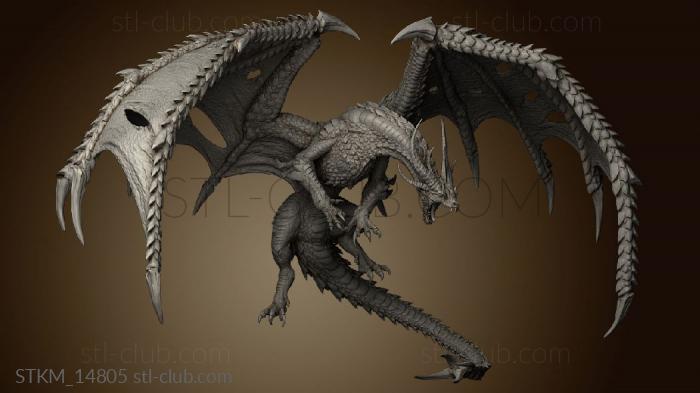 3D model Unchained Dragon (STL)