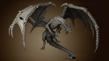 3D model Unchained Dragon (STL)