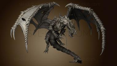 3D model Unchained Dragon (STL)