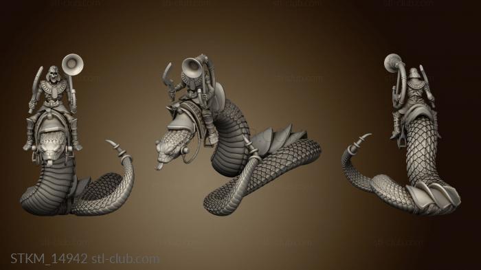 3D model MU Snake Riders Musician (STL)