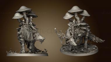 3D model Mushroom Bayou Catoblepas Fungus Catoblepas (STL)