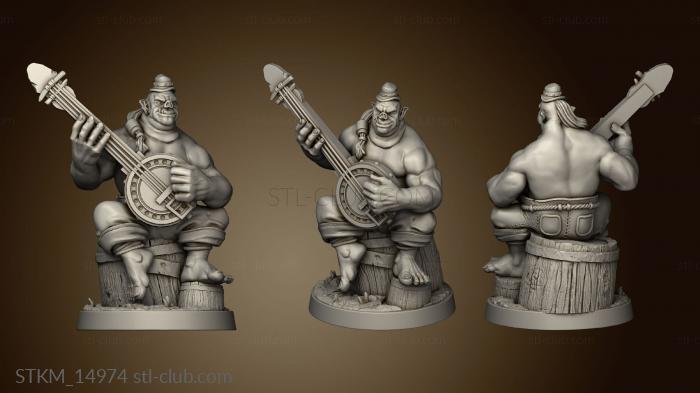 3D model Mushroom Bayou Swamp Csc Banjo Bard (STL)