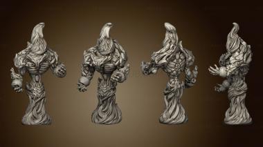 3D model advanced Archive Throwback ly Fire Golem Fireball (STL)