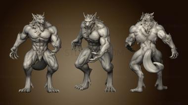 3D model garou Werewolf ted (STL)