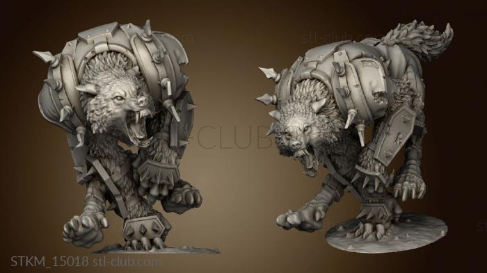 3D model Necromantic Undead Werewolves werewolf (STL)