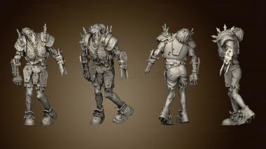 3D model Necromantic Undead zombie HUMAN (STL)