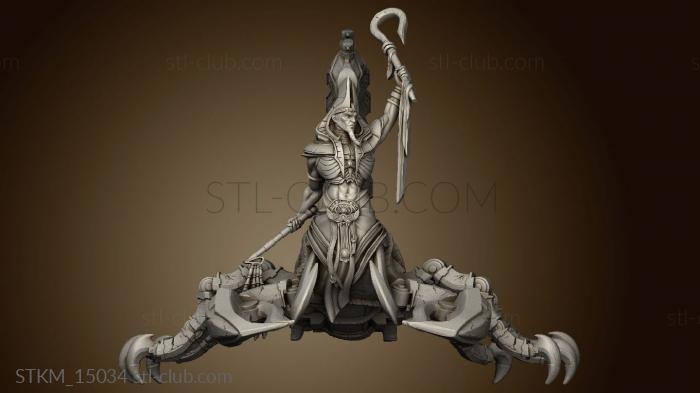 3D model Egypt Sekhtaroth In Scorpion form (STL)