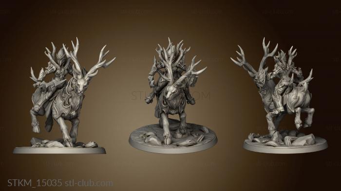 3D model Sylvan Knights Stag Rider (STL)