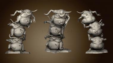 3D model Nurglings Nurgling Sw Back (STL)