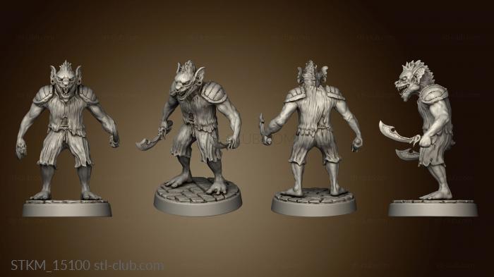 3D model Lysaga revenge Mongrelfolk rogue mgf (STL)