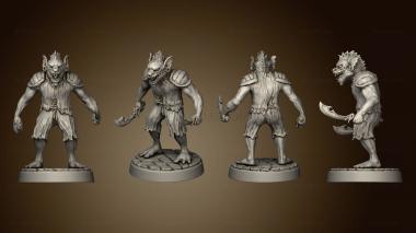 3D model Lysaga revenge Mongrelfolk rogue mgf (STL)