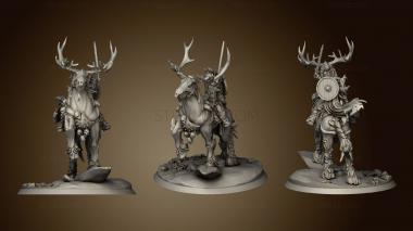 3D model some Mounted Einherjar Mountd (STL)