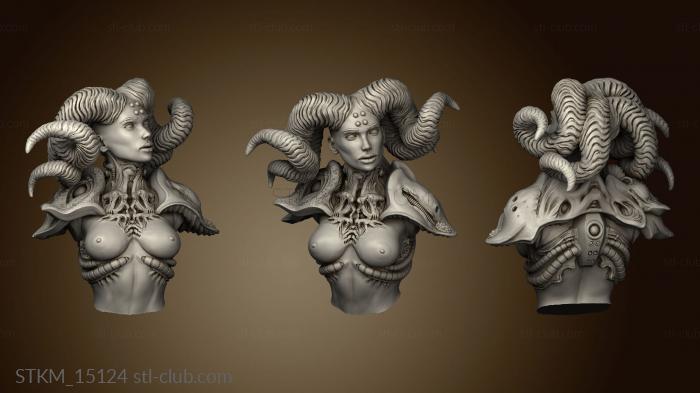 Horned female horns