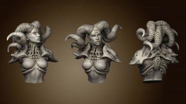 3D model Horned female horns (STL)