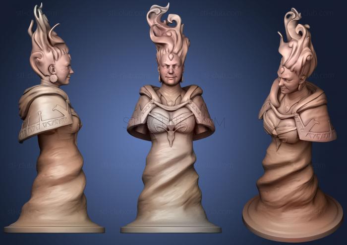 Queen Lina Dota 2 Chess Piece