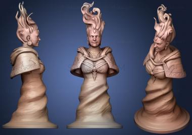 3D model Queen Lina Dota 2 Chess Piece (STL)