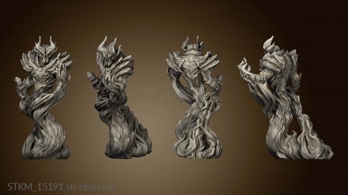 3D model orbund Fire Elemental (STL)