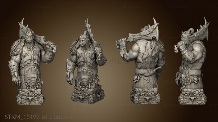 3D model Orc Chess King (STL)