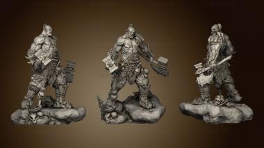 3D model Orc Horde berserker ver BERSERKER (STL)