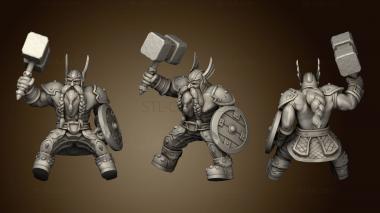 3D model Dwarves Gryphon Rider separately Ider (STL)