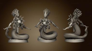 3D model The Gunslinger Rattlers Adept Snake Mage (STL)