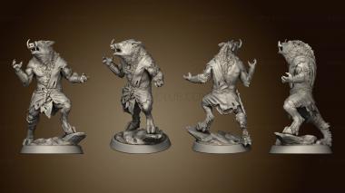 3D model conspiracy Enemies Wereboar Were Boar (STL)