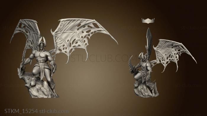 3D model Illidan Warcraft wing (STL)